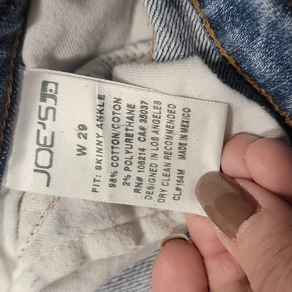 Joe's Jeans Vintage Reserve 1971, Skinny Ankle Jeans, Size 29 - GUC - Picture 9 of 13
